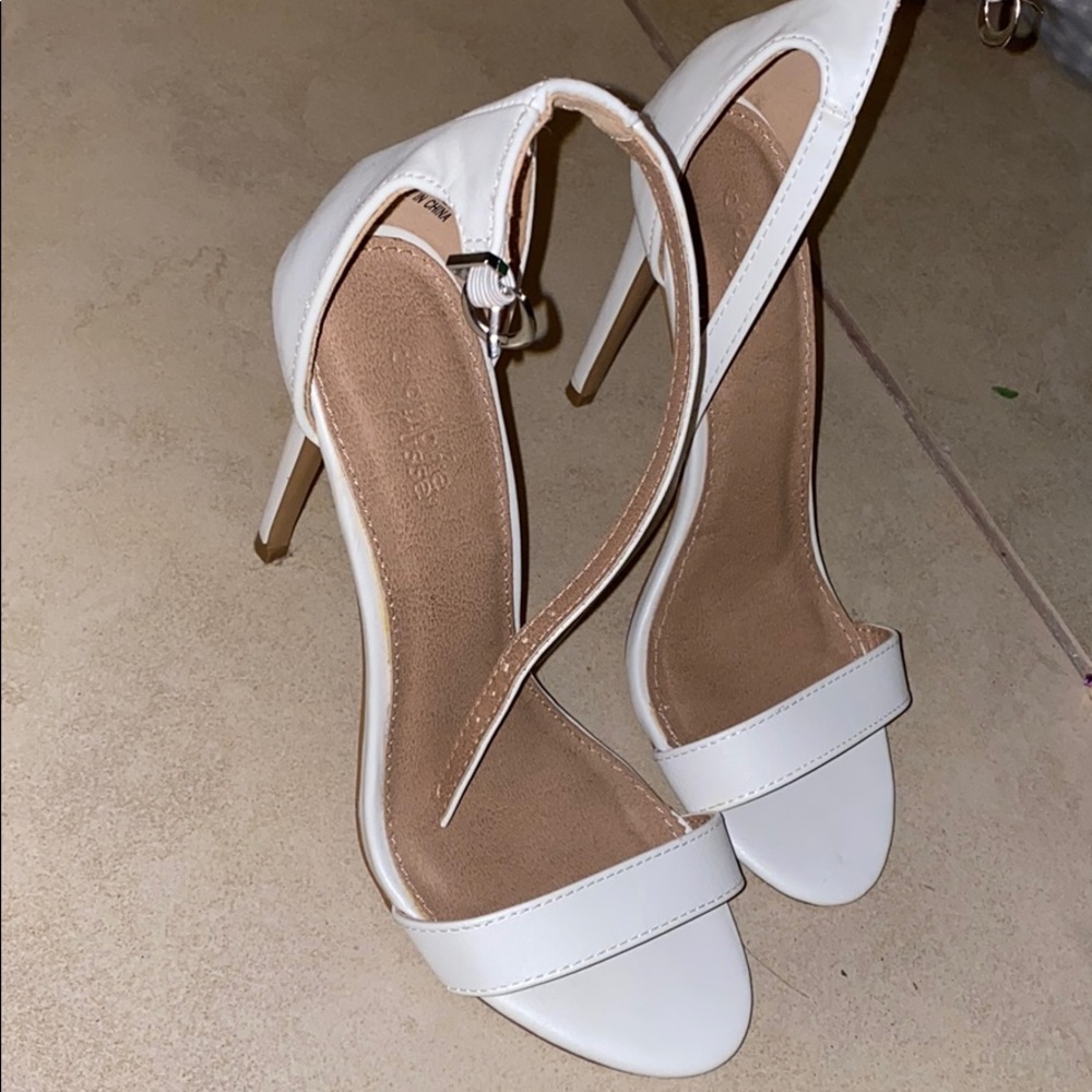 White sandals